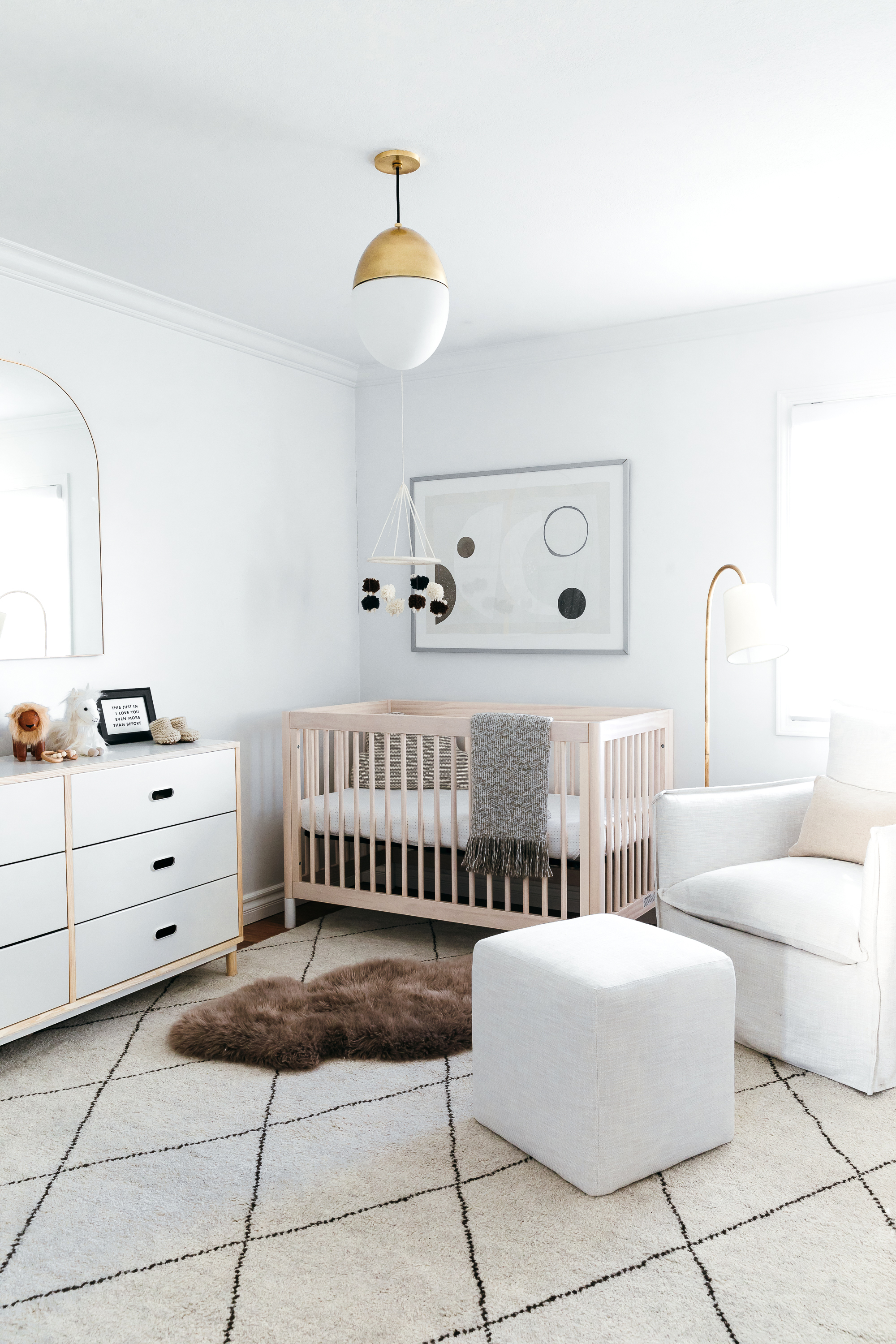 Complete Resource List for Kim's Modern Gender Neutral Nursery! - Anne Sage-2