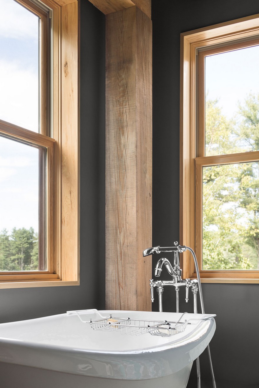 Family Farmhouse Built With Salvaged Materials from an Antique Barn-21