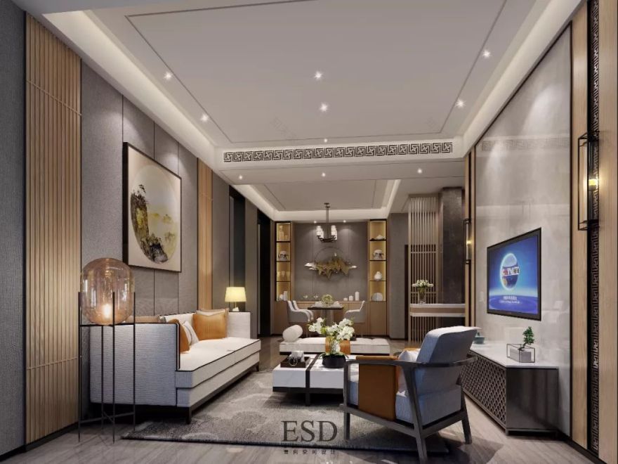 泉州建发珑璟湾三期样板间 | 东方韵味的优雅低奢空间-17