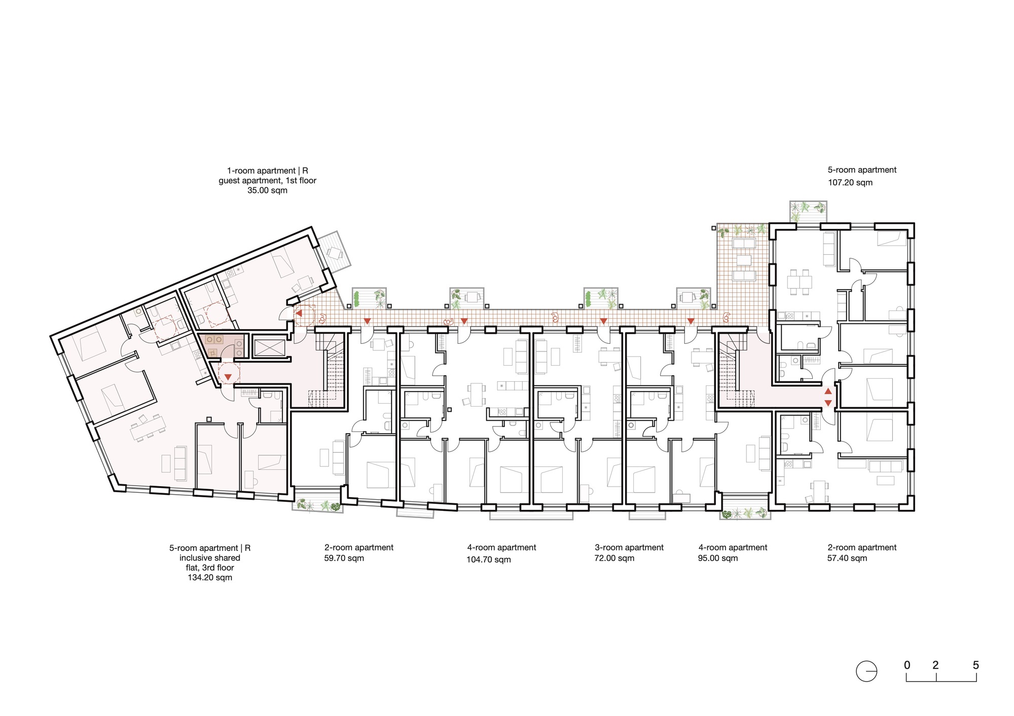 卡尔合作住房丨德国不来梅丨Praeger Richter Architekten-37