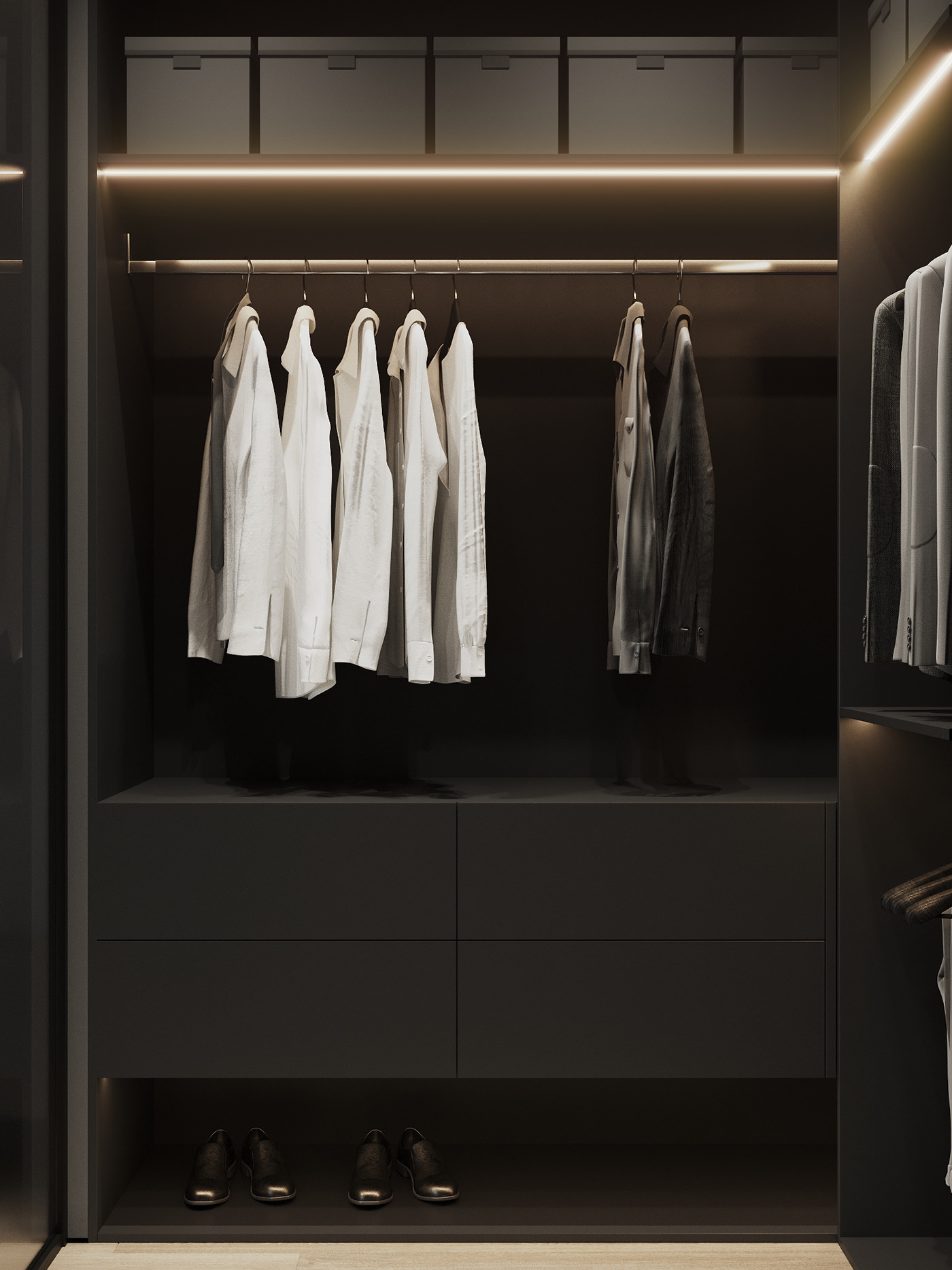 深灰色系空间设计                     -25