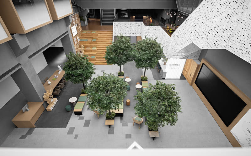 上海爱特路中南培训中心——阳光社区文化的室内设计实践-12