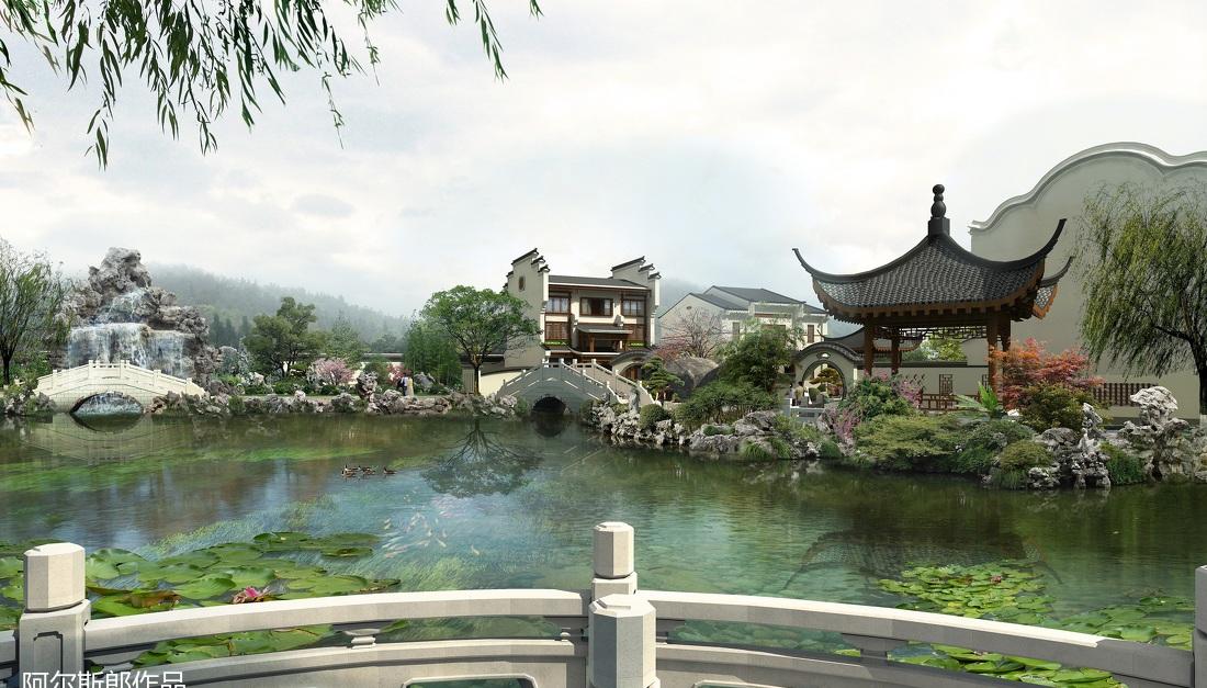 
徽派园林建筑 -2