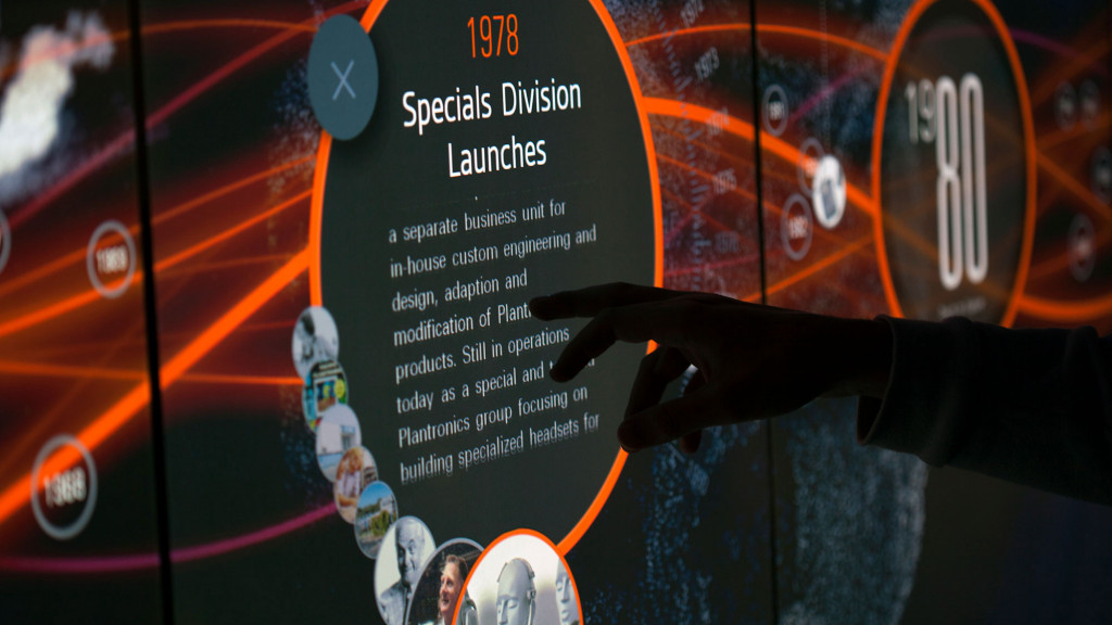 智慧交互，传承未来——Plantronics 总部历史墙设计-1
