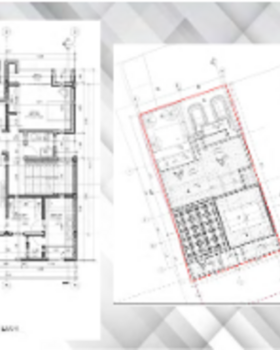 Residential Design Floor plan and Rendering