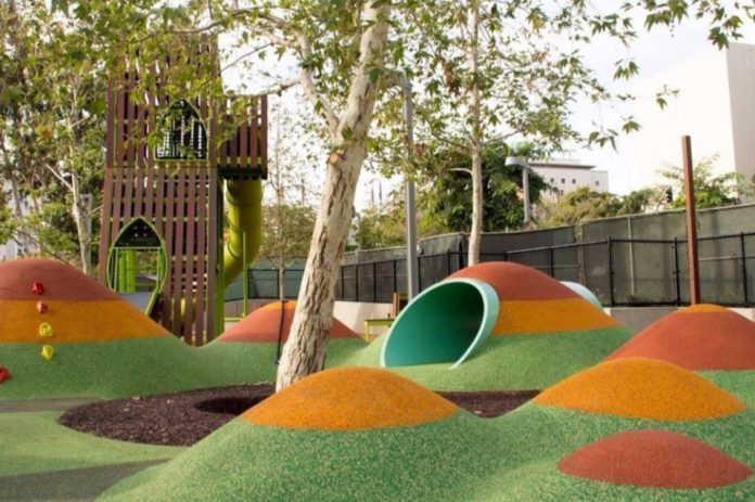 住宅后院儿童游乐场打造-1