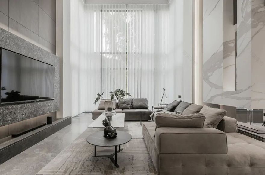 苏州 400㎡暖灰大宅丨中国苏州丨杰 ME 空间设计-5