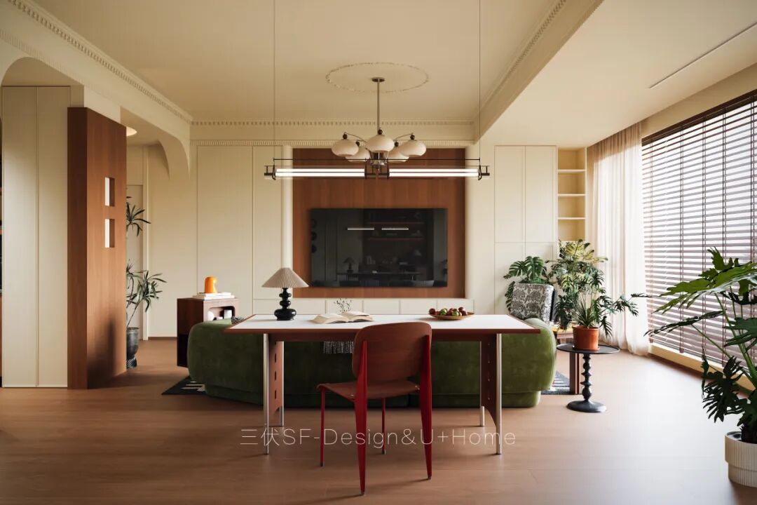 三伏新作丨时尚果然是个轮回,绿植填满角落,独居青年的中古家-40