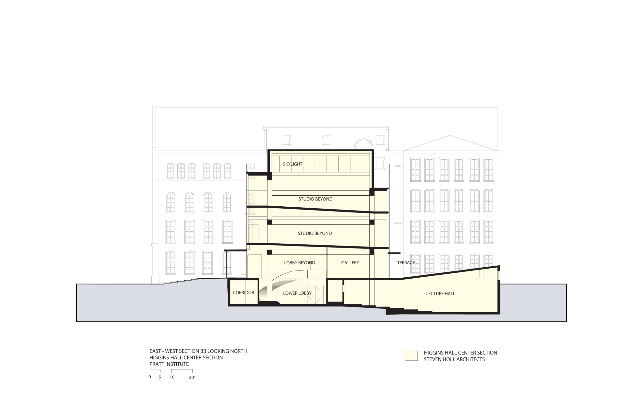STEVEN HOLL ARCHITECTS - Higgins Hall Insertion, Pratt Institute-15