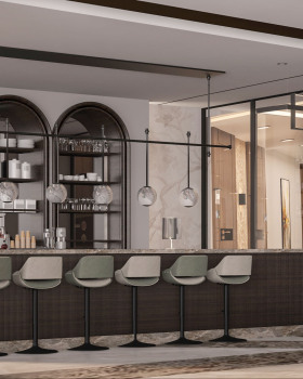 Modern cafe at Alalamine /Egypt