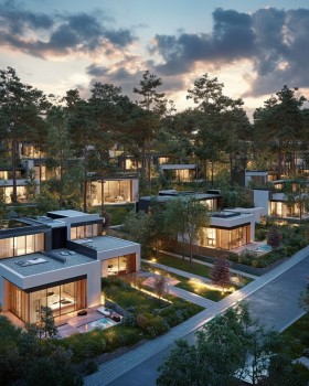 精英 cottage 村概念设计丨Maria Green