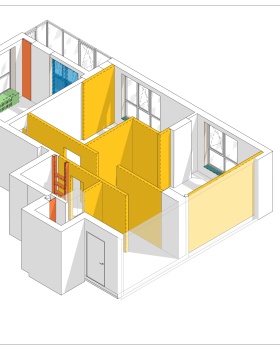 平层丨乌克兰基辅丨FIFOKC DESIGN（设计师Polina Yanchuk）