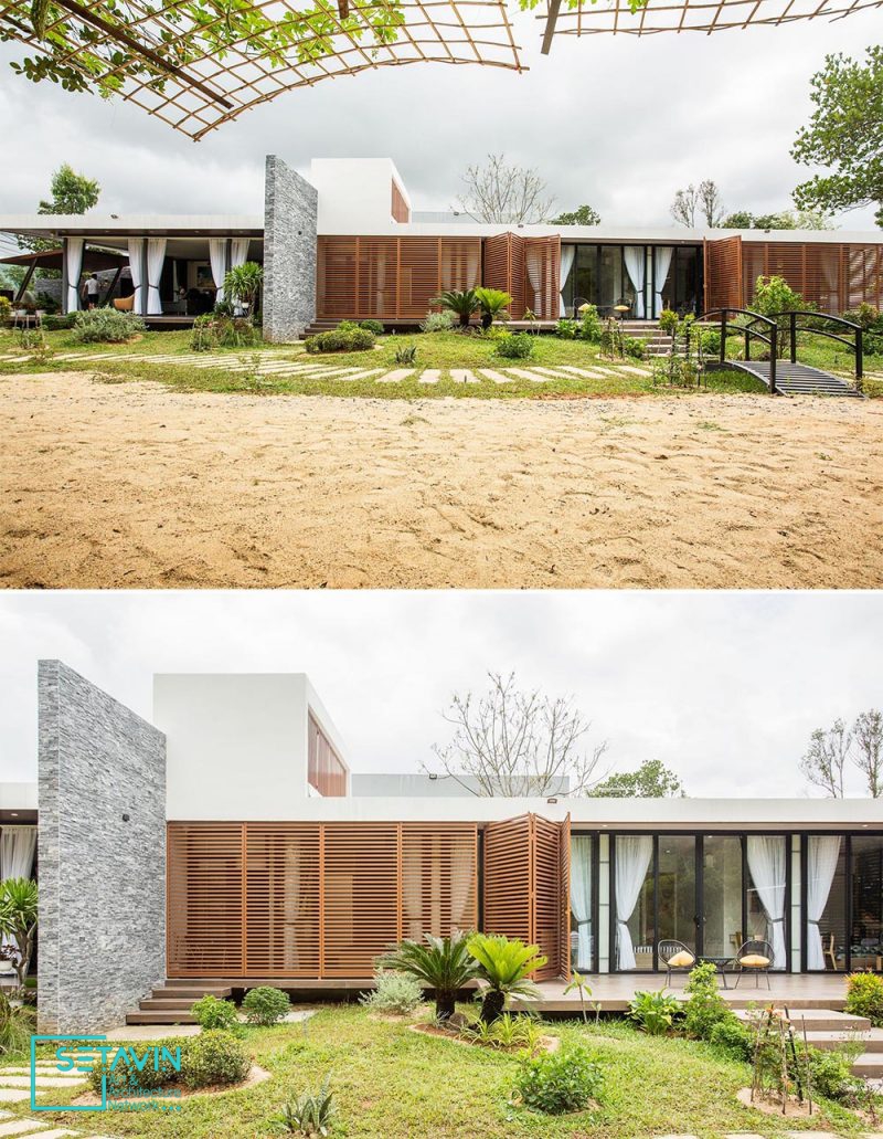 越南住宅半开放式通道设计项目丨85 Design建筑工作室-14