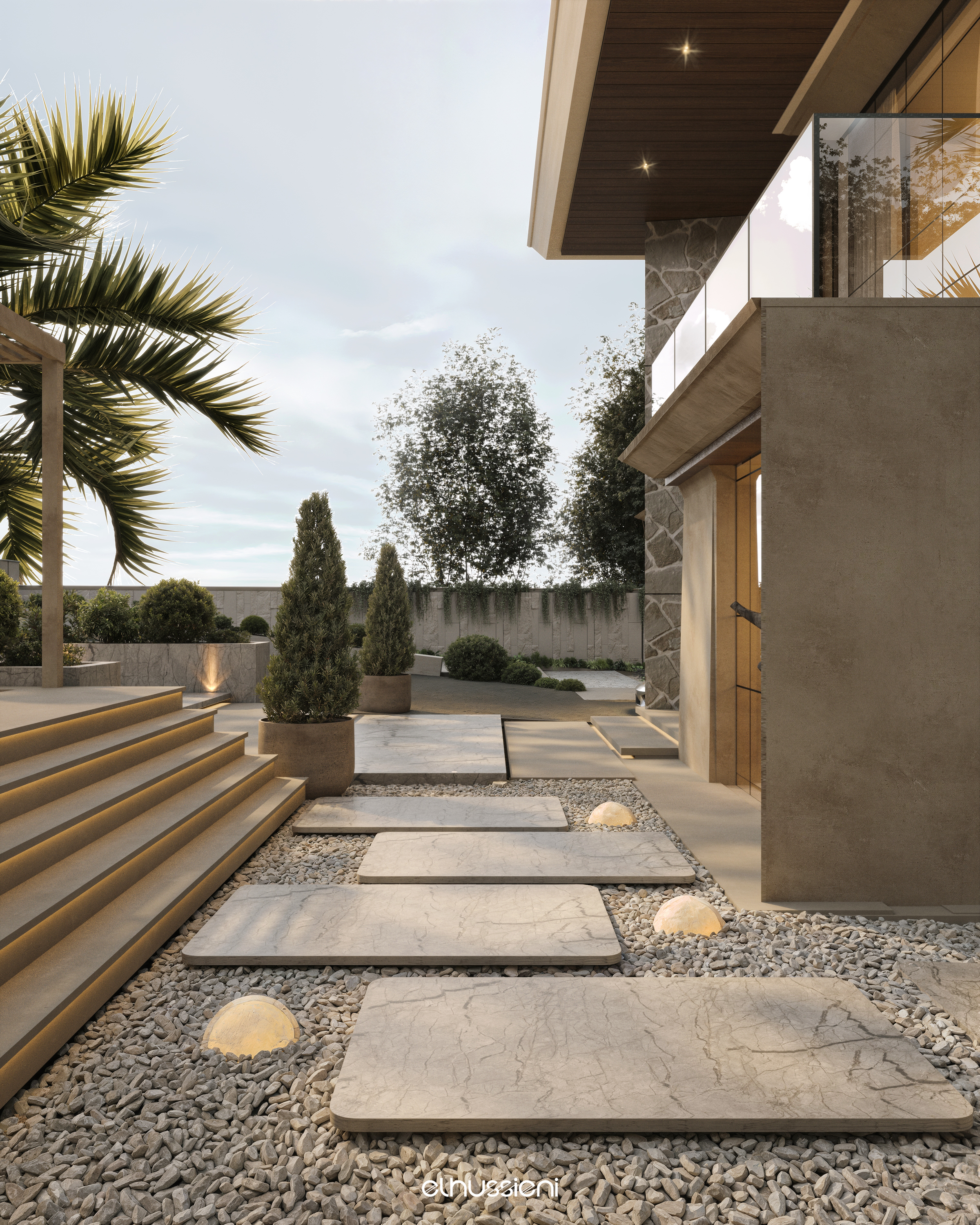 户外别墅丨Mohamed.elhussien.designs-5