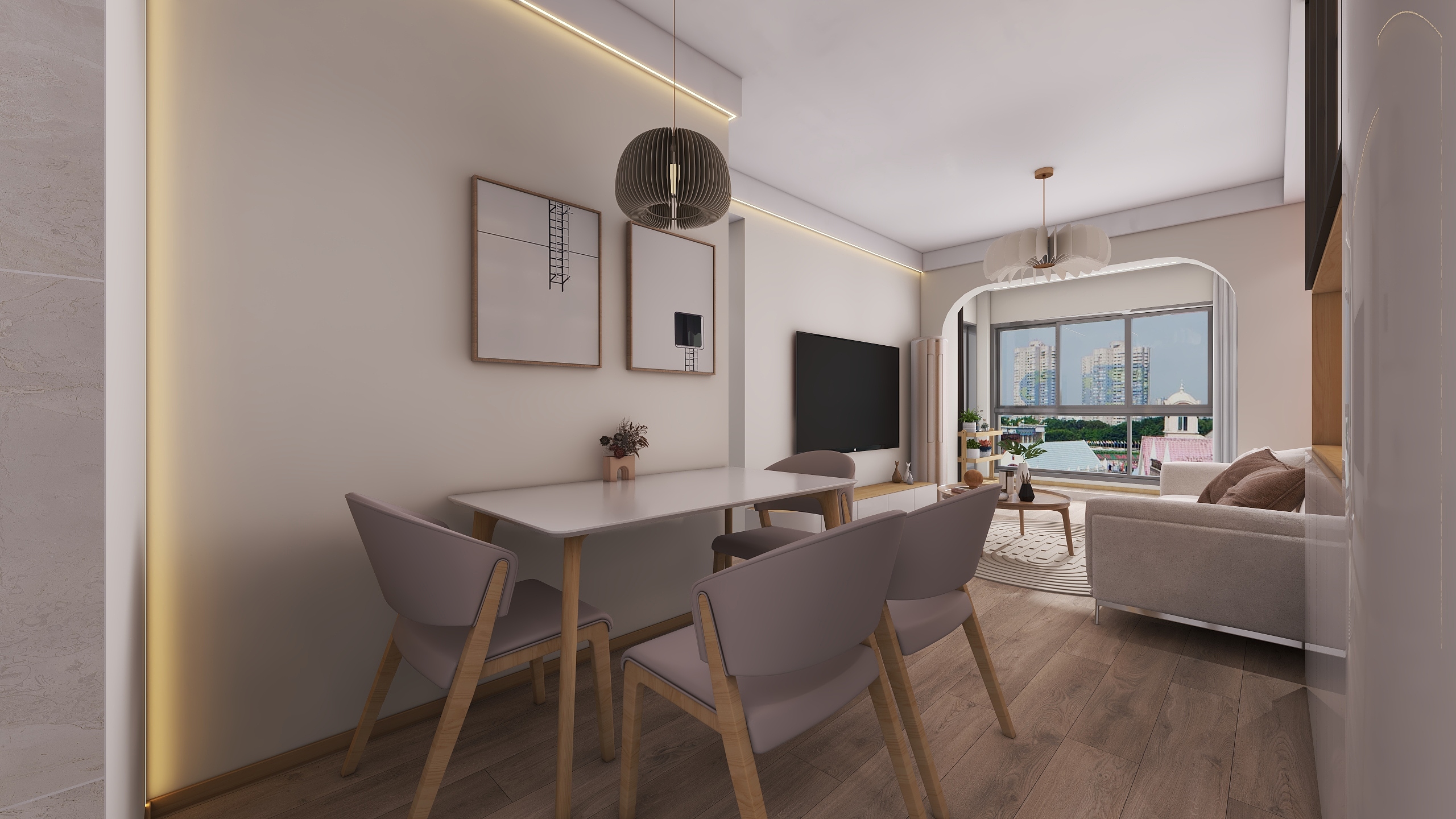 四川成都汇厦少城锦官郡（67平方日式原木风两居室）-18