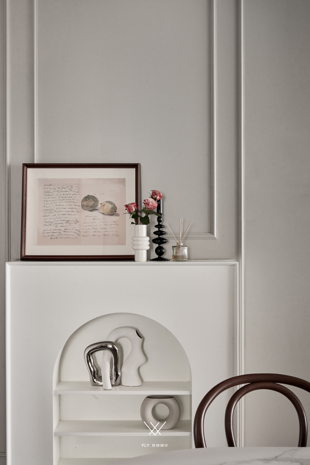 轻法式的爱与歌 · 浙江杭州天萃名邸精装房改造丨中国杭州丨菲拉设计-49