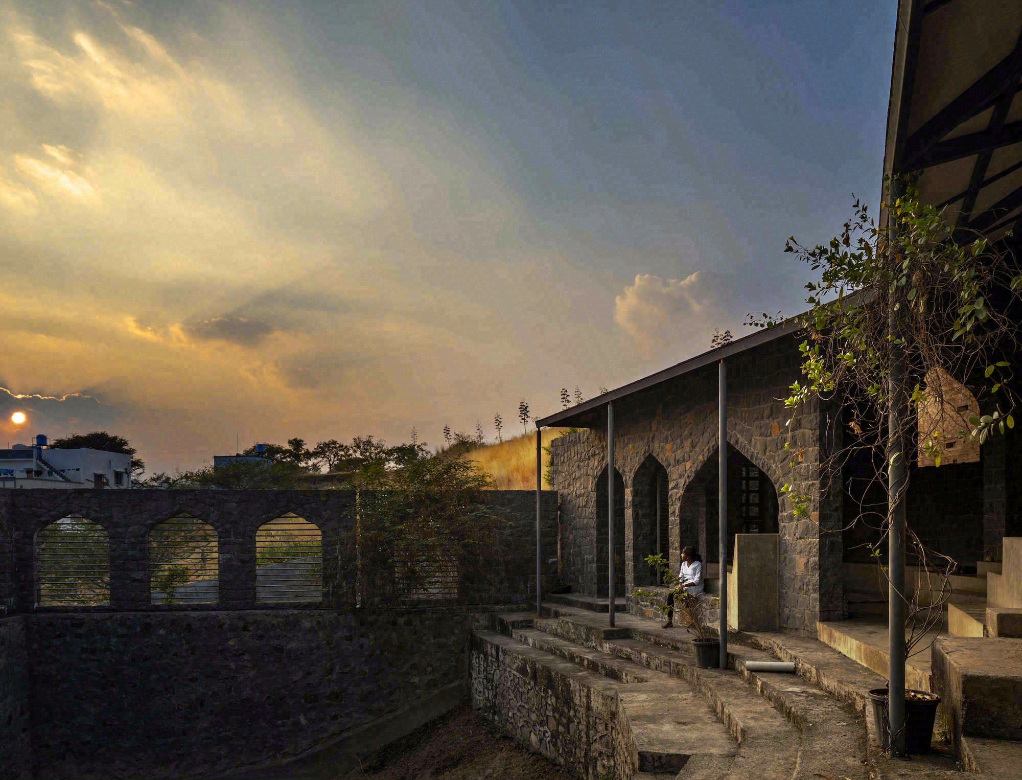 帕德维阳台屋丨印度丨PMA madhushala-33