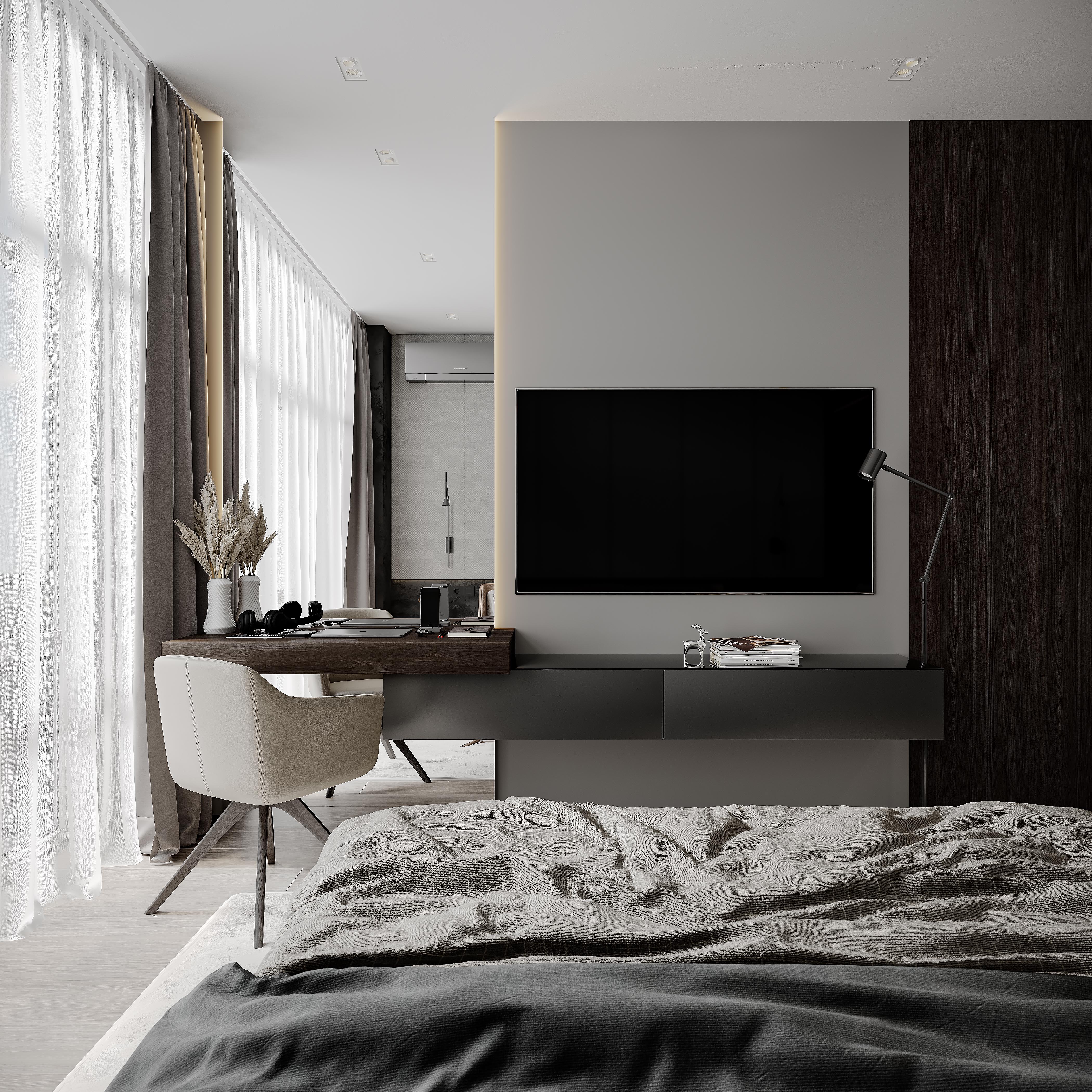 Modern dark apartment-25