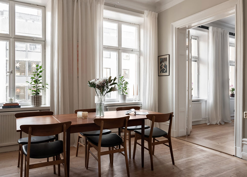 蓝色点缀的温馨斯德哥尔摩公寓-9