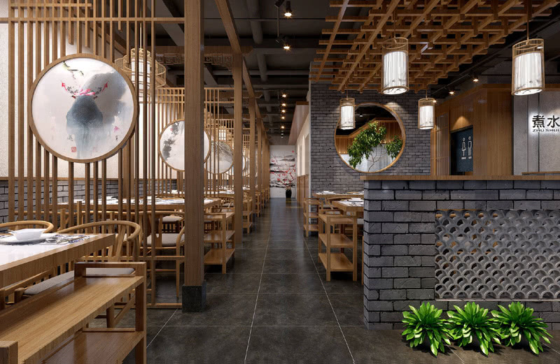 新中式风格火锅店设计丨中国重庆丨重庆唯楷装饰工程有限公司-10