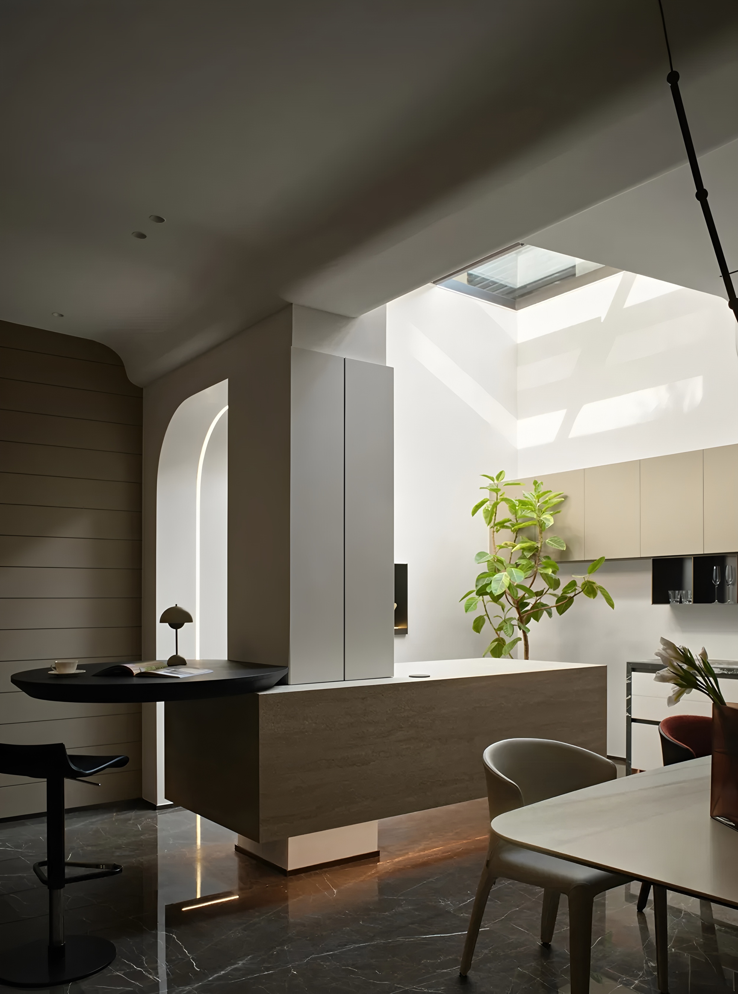 南京536㎡简约别墅丨中国南京丨观享际SKH室内设计-16