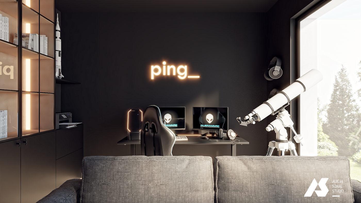 带有网站的房子（由于Dom z witrynami表述不是非常常见典型，这里witryny常见意为网站，此翻译结合此常见含义给出，但如果有特定语境可能意思不同） 丨PolandPoznan-20