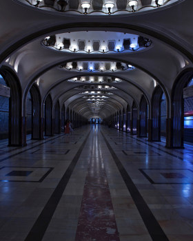 Anastasiya Gushchina丨地铁站丨Moscow Metro丨俄罗斯