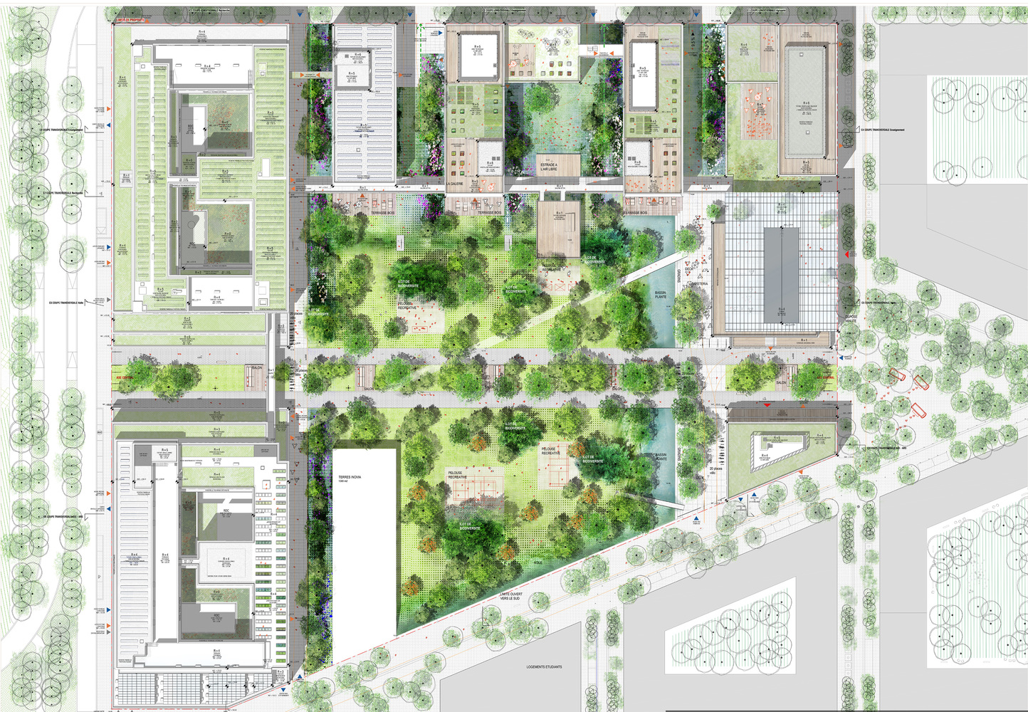 法国巴黎 Agro Tech 校园丨Marc Mimram Architecture Ingénierie-18