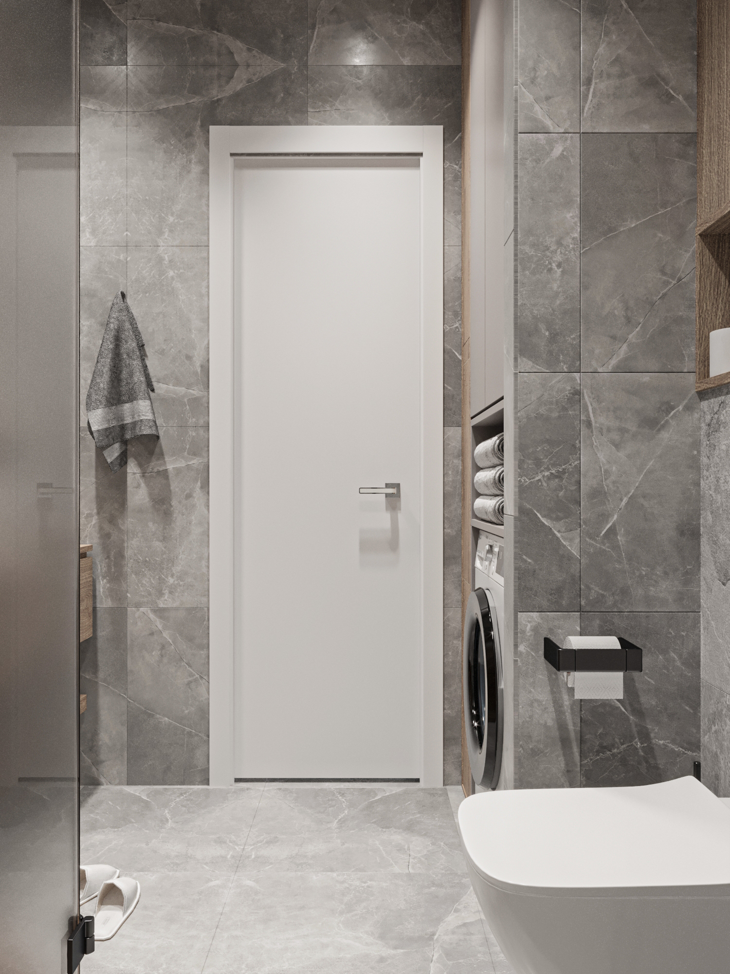 ЖК "МинскМир" 小区 4 平方米卫生间设计项目丨白俄罗斯明斯克丨LILO STUDIO-14