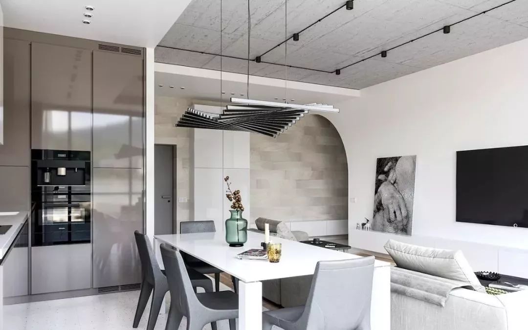 知性优雅现代公寓，以灰色为主调的 74.1m²精致空间-11