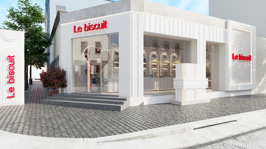 面包店室内设计:乐饼干丨突尼斯丨自由职业者-6