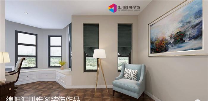 汇川雅阁装饰打造简约美式风格空间-10
