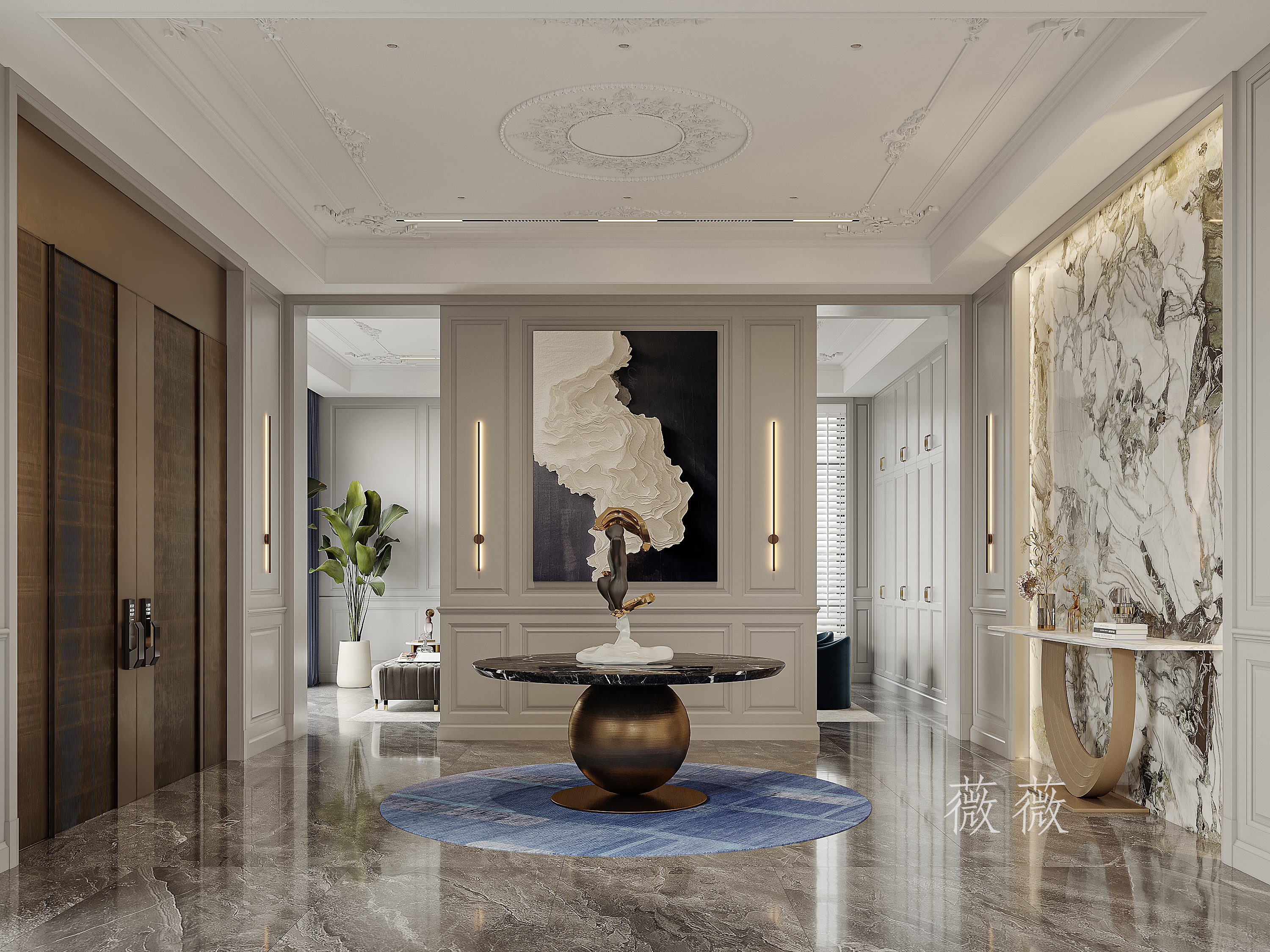 简欧别墅｜​感受优雅欧式浪漫-4