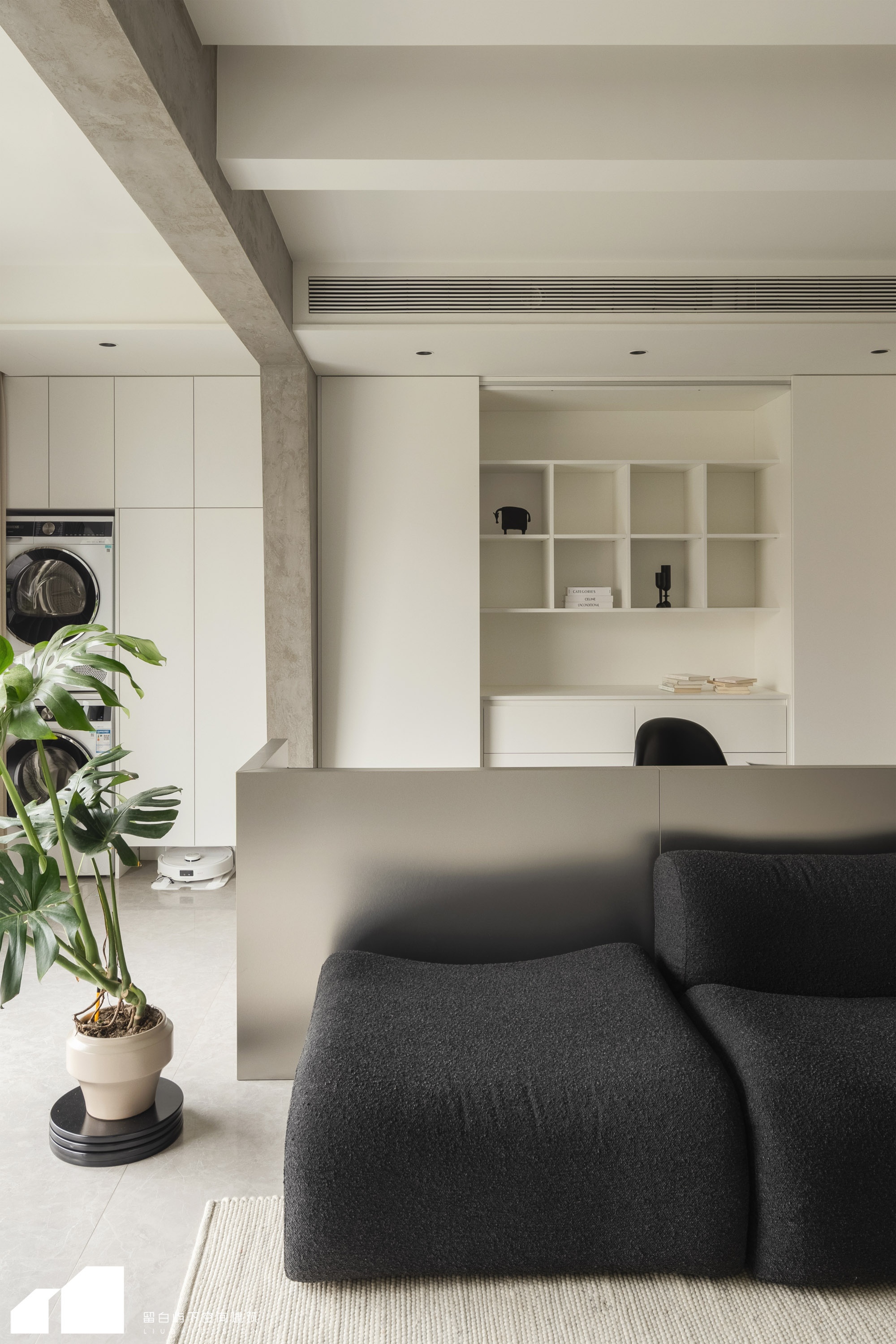 留白·私宅 ，浔岚 黑白灰的纯粹之美-8