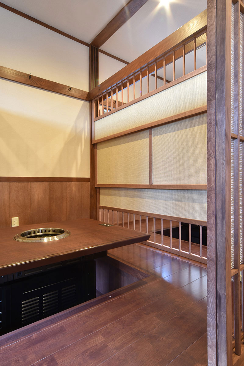 焼肉はうす四季亭丨日本福冈丨クラフトワン一級建築士事務所（CRAFTONE ARCHITECTS）-7