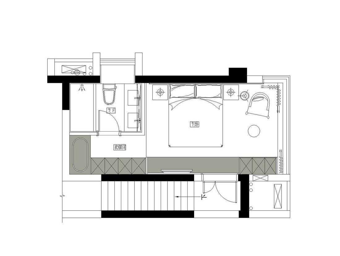 极简之美 · 105 平跃层多功能空间设计-9