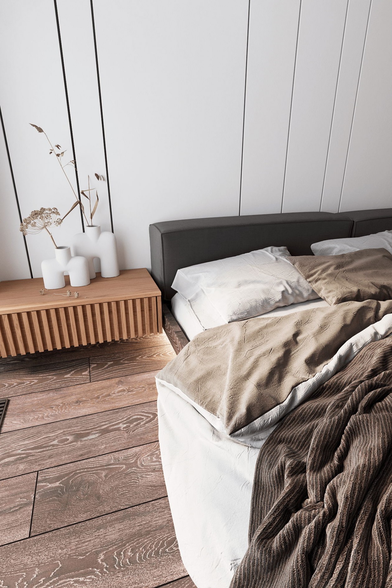 原木与大理石的碰撞 营造现代空间的品质感-7