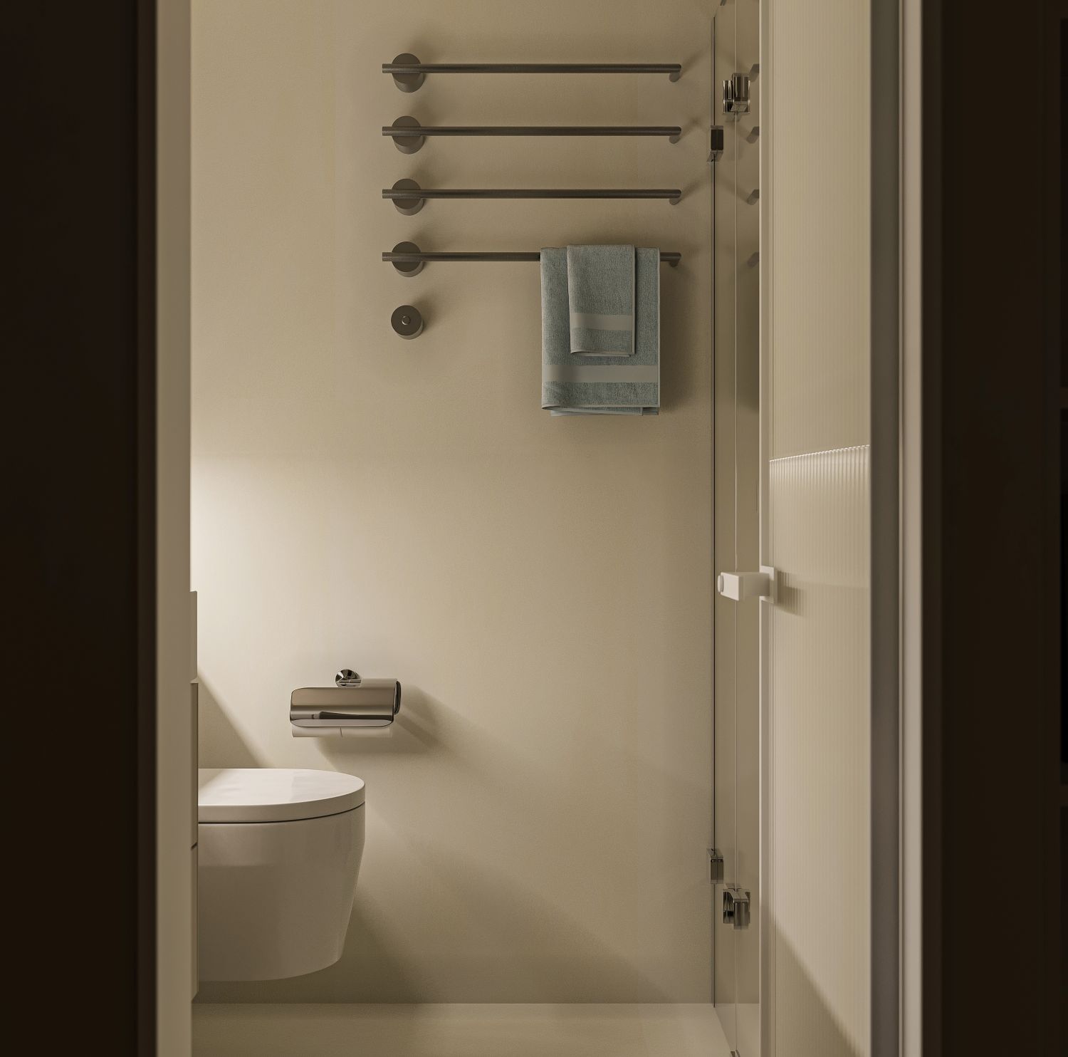 奶油色包豪斯小宅设计-18