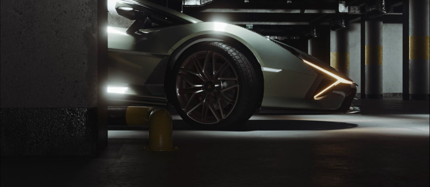 兰博基尼Sián(奇安)电脑生成图像-8