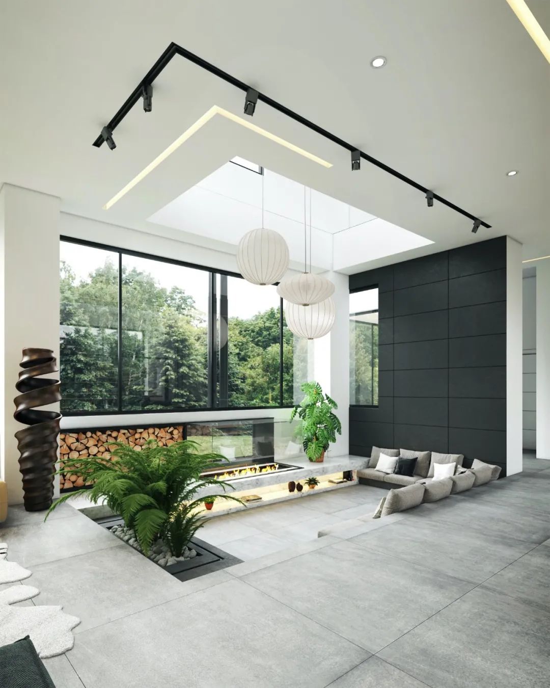 伊朗 800㎡简约别墅，东西向规划保通风-0