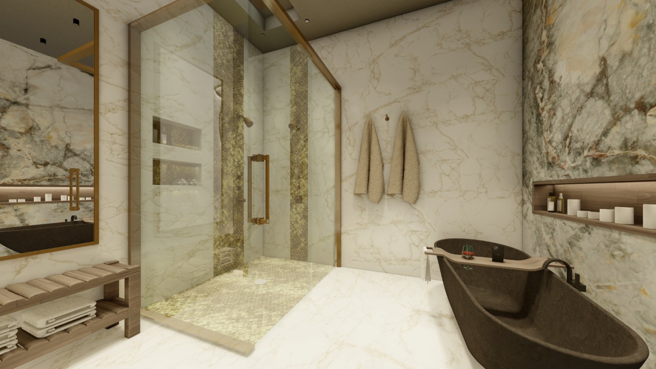 Master Bathroom - 2 options-2