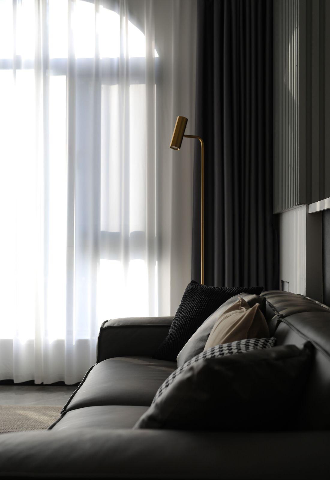 玄关景窗引视线,客餐吧台巧分割-10