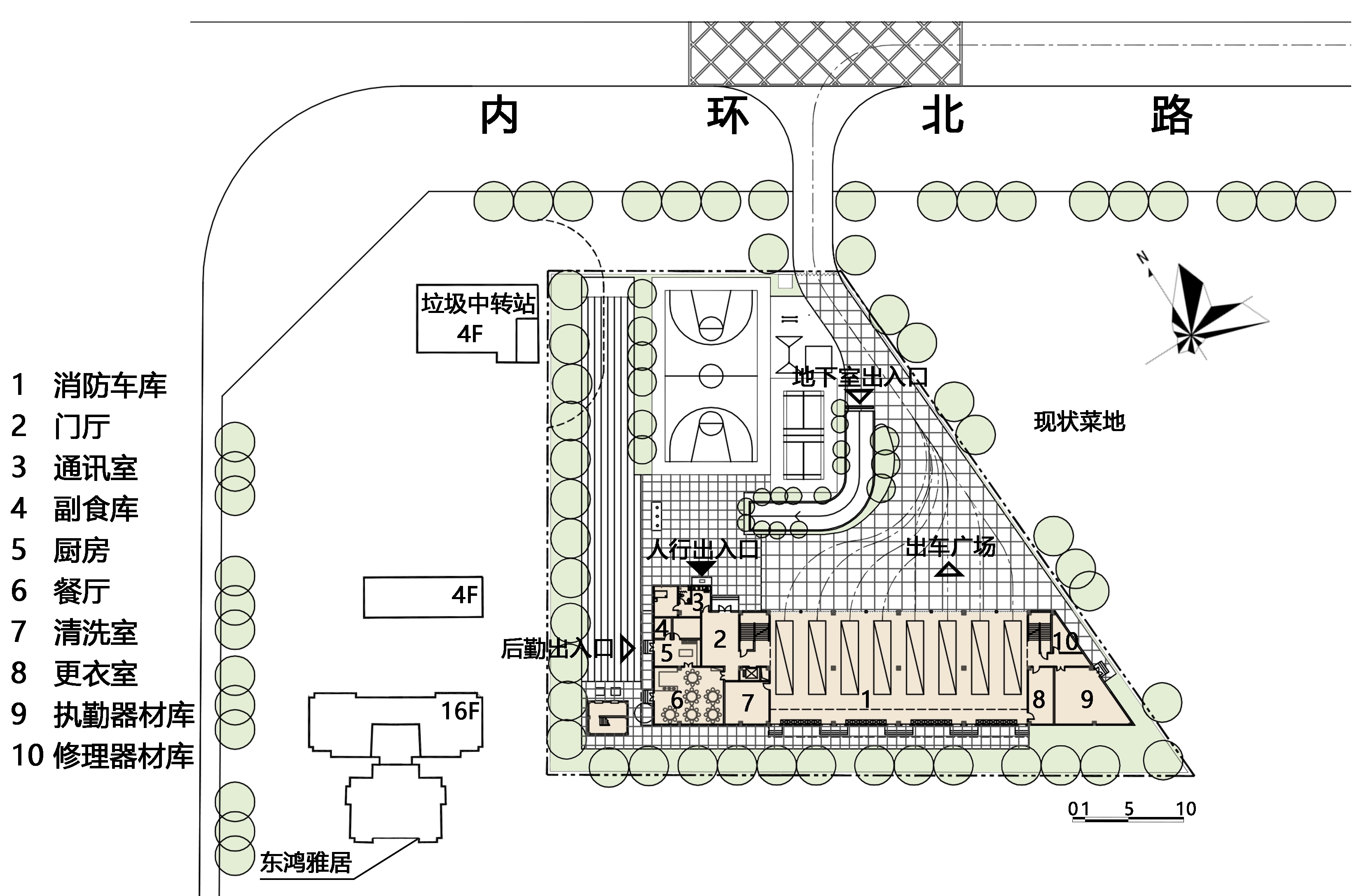 深圳龙东消防站 / 深大建筑设计院“钟中+钟波涛”工作室-20