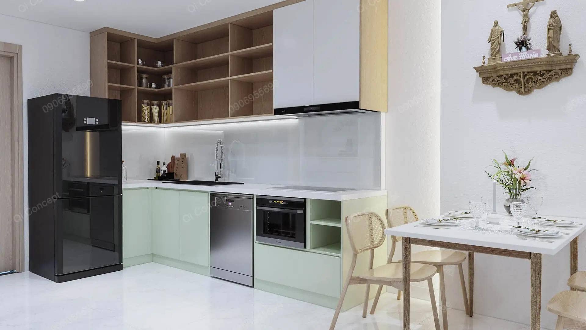 Picity两居室公寓设计丨越南胡志明市丨EKE-20