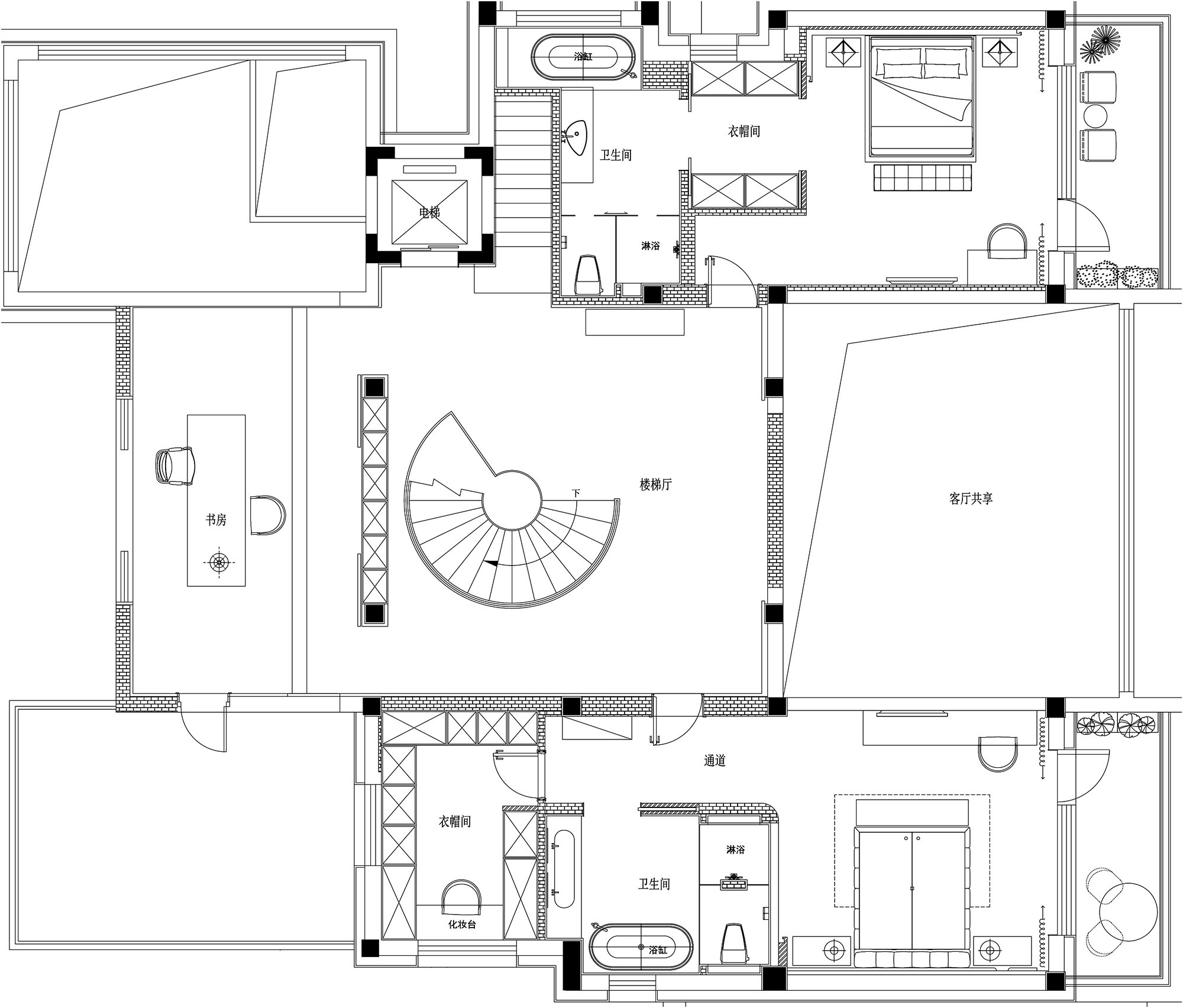 太湖高尔夫山庄别墅丨中国苏州丨苏州乾园空间装饰有限公司-42