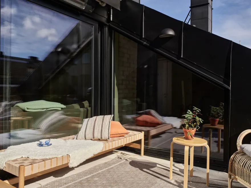 瑞典历史建筑中独特的阁楼公寓-22