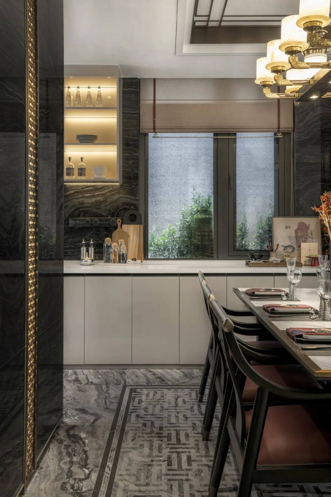 盛唐诗意,现代中式住宅设计丨中国宁波丨一然设计（上海,北京,深圳,沈阳）-57