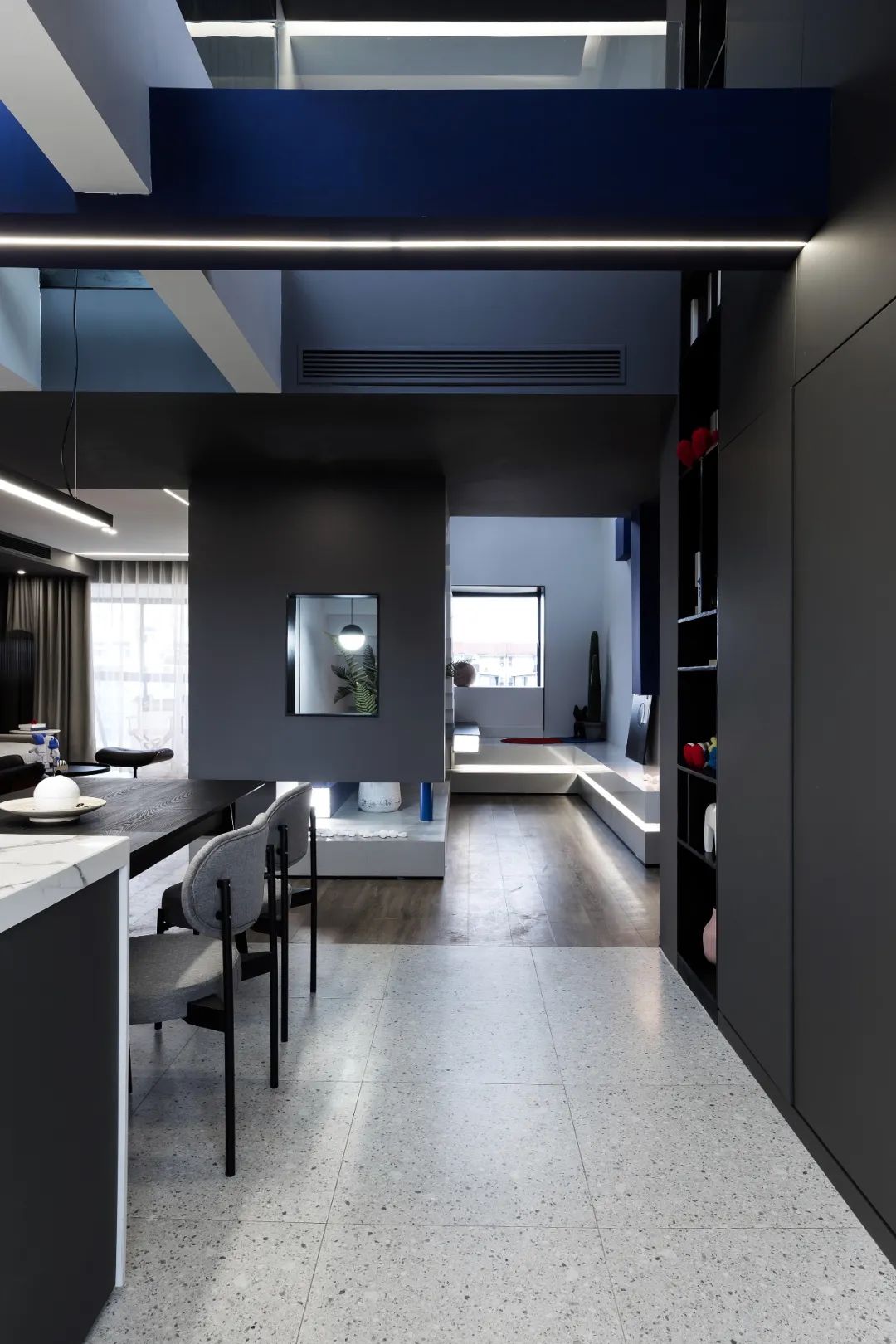 魔都顶层复式，重构精致质感-29