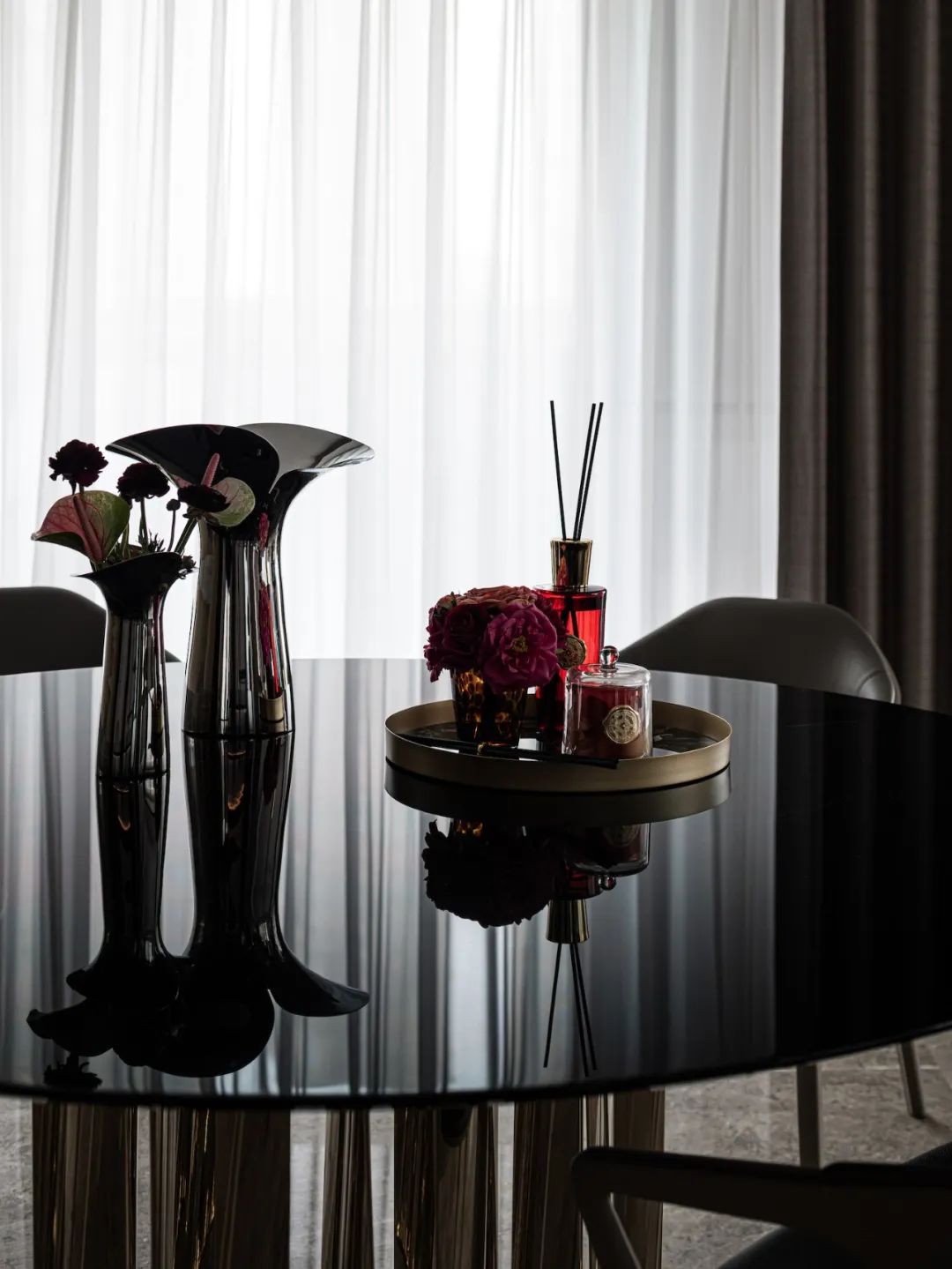 220㎡精装房改造，极具艺术性的质感空间 | 尚舍生活设计-32