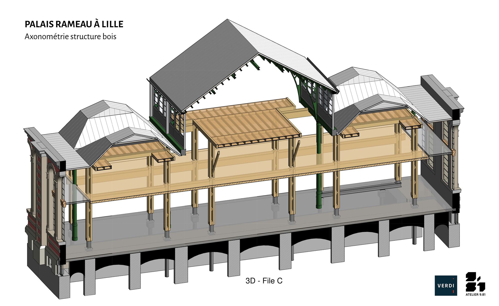 Palais Rameau 修复项目丨法国里尔丨Atelier 9.81-38